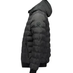 Airforce - Reversible Padded Jacket Men - Zwart