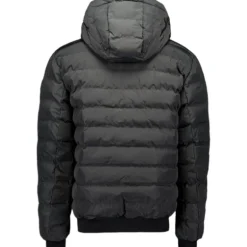 Airforce - Reversible Padded Jacket Men - Zwart