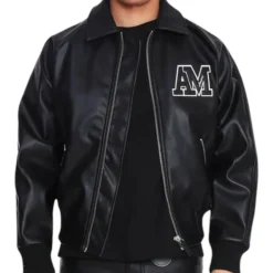 Amicci - Guiseppe Varsity Jacket - Zwart