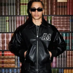 Amicci - Guiseppe Varsity Jacket - Zwart