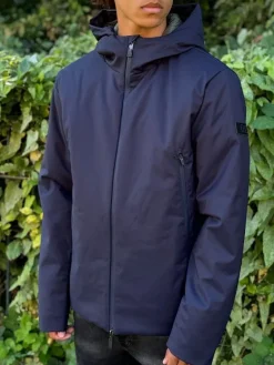 Armani EA7 - Man Woven Bomber Jacket - Blauw