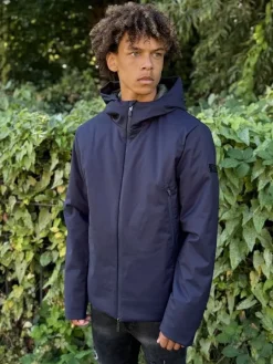 Armani EA7 - Man Woven Bomber Jacket - Blauw