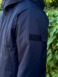 Armani EA7 - Man Woven Bomber Jacket - Blauw