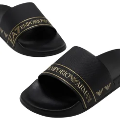 Armani EA7 - Slippers - Zwart