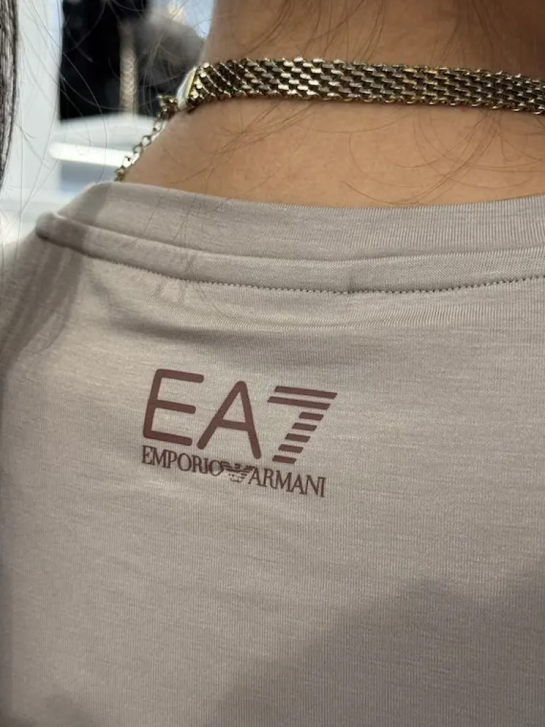 Armani EA7 - T-shirt - Beige