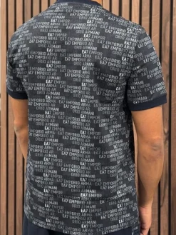 Armani EA7 - T-shirt - Blauw