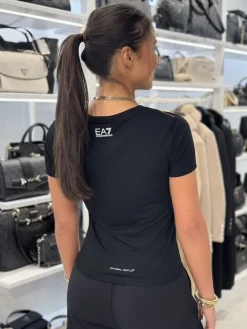 Armani EA7 - T-shirt - Zwart