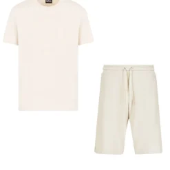 Armani EA7 - T-shirt en Short (2 losse items) - Beige