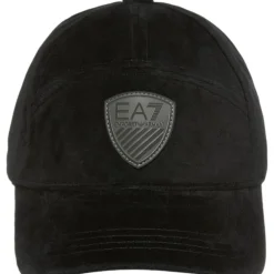 Armani EA7 - Unisex Woven Baseball Hat - Zwart