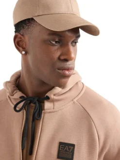 Armani EA7 - Unisex Woven Baseball Hat - Beige