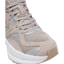 Armani EA7 - Unisex Woven Sneakers - Beige