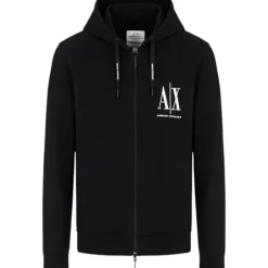 Armani Exchange - Man Jersey Sweatshirt - Zwart