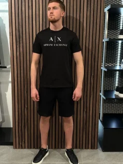 Armani Exchange - Man Jersey Bermuda - Zwart