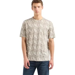 Armani Exchange - Man Jersey T-shirt - Beige