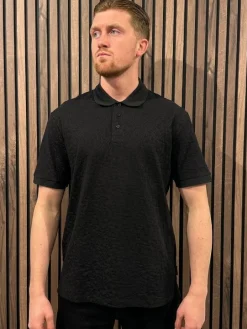 Armani Exchange - Man JerseyPolo Shirt - Zwart