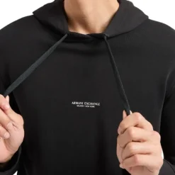Armani Exchange - Man Jersey Sweatshirt - Zwart