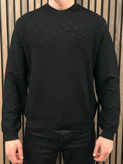 Armani Exchange - Man Knitted Pullover - Zwart