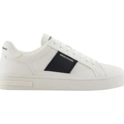 Armani Exchange - Man Leather Sneakers - Wit