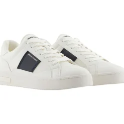 Armani Exchange - Man Leather Sneakers - Wit