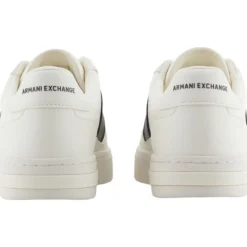 Armani Exchange - Man Leather Sneakers - Wit