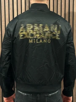 Armani Exchange - Man Woven Blouson Jacket - Zwart