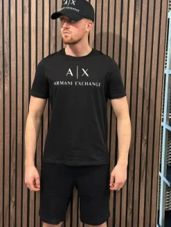 Armani Exchange - Man Woven Baseball Hat - Zwart