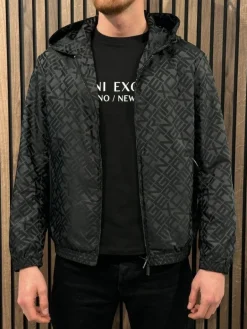 Armani Exchange - Man Woven Blouson Jacket - Zwart