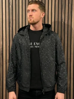 Armani Exchange - Man Woven Blouson Jacket - Zwart