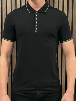 Armani Exchange - Polo - Zwart