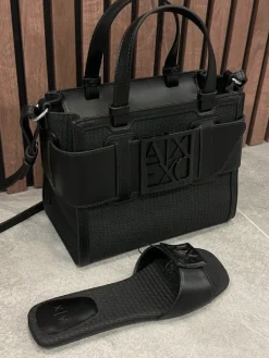 Armani Exchange - Shopping Bag - Zwart