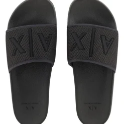 Armani Exchange - Slippers - Zwart