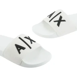 Armani Exchange - Slippers - Wit