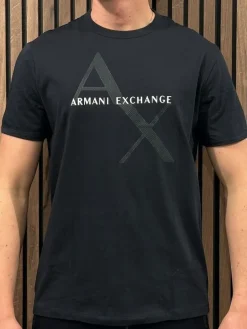 Armani Exchange - T-shirt - Blauw