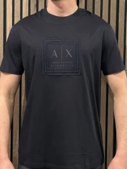 Armani Exchange - T-shirt - Blauw