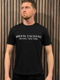 Armani Exchange - T-shirt - Zwart