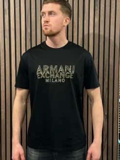 Armani Exchange - T-shirt - Zwart