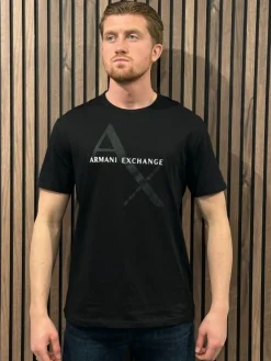 Armani Exchange - T-shirt - Zwart