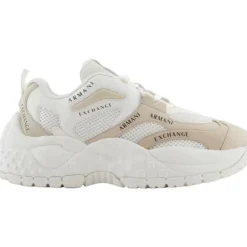 Armani Exchange - Women Woven Sneaker - Wit