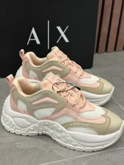 Armani Exchange - Women Woven Sneaker - Wit