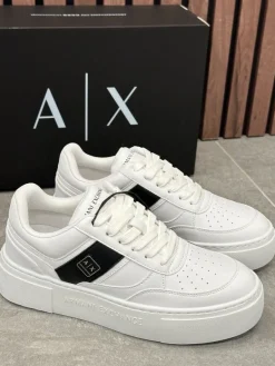 Armani Exchange - Women Woven Sneakers - Wit