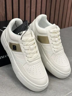 Armani Exchange - Women Woven Sneakers - Wit