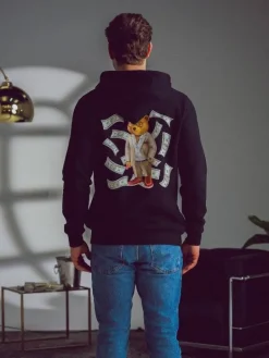 Baron Filou - Backprint Hoodie Filou XCII Dollar - Zwart