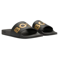 Boss - Aryeh_Slid Slippers - Zwart