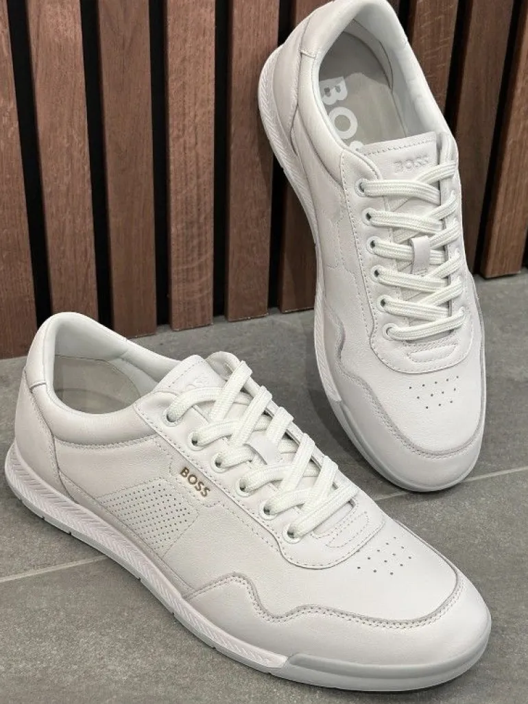Boss - Heren sneakers - Wit