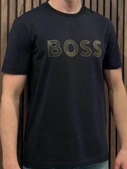 Boss - Heren T-shirt - Blauw