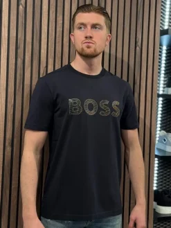 Boss - Heren T-shirt - Blauw