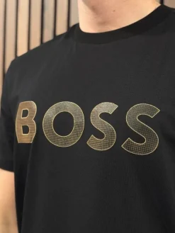 Boss - Heren T-shirt - Zwart