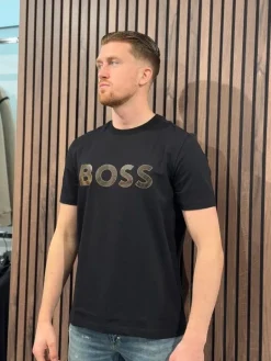 Boss - Heren T-shirt - Zwart