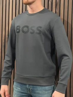 Boss - Salbo Tape Logo - Grijs