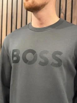 Boss - Salbo Tape Logo - Grijs